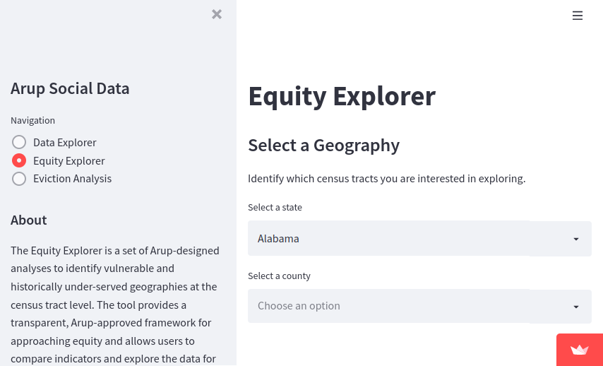 Title='Arup Social Data - Streamlit' Author='https://github.com/arup-group/social-data/graphs/contributors' Source='https://share.streamlit.io/arup-group/social-data/run.py' License='https://github.com/arup-group/social-data/blob/master/LICENSE' Note='Printscreen of the webpage'